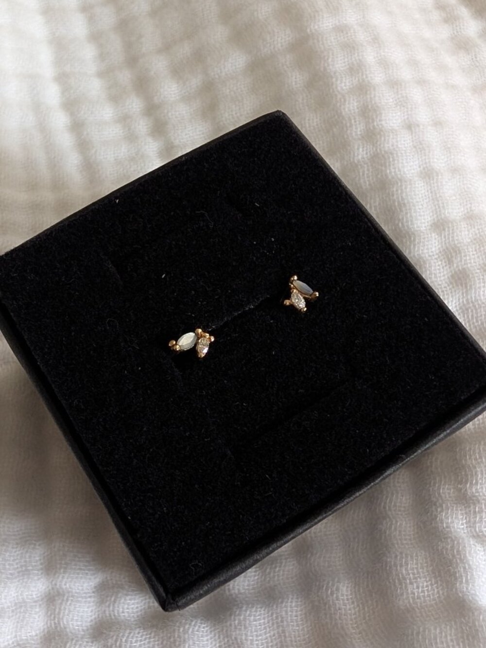 Catbird Laurie Fleming Gossamer Wing Studs (Pair, Brand New in Box)